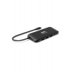 PORT CONNECT Dokovací stanice 8v1 DUAL SCREEN,2xFullHD nebo 1x4K, HDMI, VGA, 3xUSB-A, RJ-45, TF, SD 3567049019136
