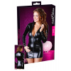 Cottelli Collection Party Lesklé minišaty na zip