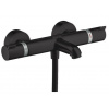 Hansgrohe 13114670 Ecostat Comfort termostatická vaňová batéria na stenu matná čierna HG 13114670
