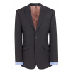 Pánske sako k obleku Aldwych Tailored Fit Brook Taverner - Bežná dĺžka, Veľkosť 66, Farba Uhľovo sivá