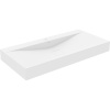 Mexen Poli dosková umývadlo z konglomerátu 1/O 100 x 48 cm, biela - 23021001