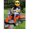 Elektrická kosačka Rider Husqvarna R112iC (Elektrická kosačka na trávu Rider Husqvarna R112iC)