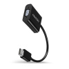 AXAGON RVH-VGAN, redukcia/adaptér HDMI -> VGA, FullHD, audio výstup, napájanie micro USB konektor RVH-VGAN