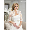 Čipkové svadobné bolerko - ivory: BD-322 Rozmer: 34