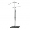 Autronic 83213 CRBK Nemý sluha, výška 110 cm, masív kaučukovník, čierne morenie, kov chróm