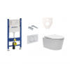 Swiss aqua technologies Cenově zvýhodněný závěsný WC set Geberit do lehkých stěn / předstěnová montáž+ WC SAT Brevis SIKOGES5W0