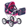 Tmavomodrý kočík pre bábiku Ruby Knorr Toys 63133