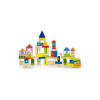 Drevené kocky pre deti Viga City 75 dielov multicolor