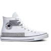 Converse CHUCK TAYLOR ALL STAR PATCHWORK HIGH biela,čierna Pánske členkové tenisky 38