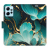 Flip pouzdro iSaprio - Xiaomi Redmi Note 12 5G / Poco X5 5G - Blue Flowers 02 - kapsičky na karty (Knížkový flip kryt, obal, pouzdro iSaprio na mobil Xiaomi Redmi Note 12 5G / Poco X5 5G - Blue Flower