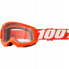 Okuliare 100 % Strata 2 Junior oranžovo-biele