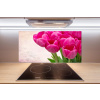 Panel do kuchyne Ružové tulipány 100x50 cm