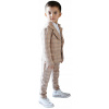 Teplaková súprava - Royal Kids 104 béžový, viacfarebný oblek (Nastavte letné oblečenie / svadbu / šortky 104)