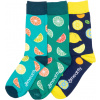 Meatfly GIFT 3 PACK - ponožky Lexy Lemons 39-42