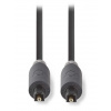 NEDIS optický audiokabel/ TosLink zástrčka - TosLink zástrčka / antracit/ 2m CABW25000AT20