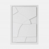 3D obraz ABSTRACT V - BIANCO Rozmery 3D obrazu: 35 x 50 cm