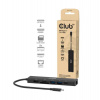 Club3D Dokovací stanice USB-C 7v1, 1xHDMI, 1xUSB-C PD, 2xUSB, 1xRJ45, microSD/SD, černá (CSV-2553)