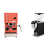Profitec GO, red + Rocket Espresso FAUSTINO 3.1, black
