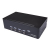 StarTech.com DisplayPort KVM - 4 port - 4K 60Hz - Dual Monitor KVM - DisplayPort Switch - KVM DisplayPort - Desktop KVM Switch (SV431DPDDUA2) - Přepínač KVM / audio / USB - 4 x KVM / zvuk / USB - 1 mí