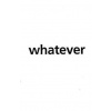 WHATEVER - Jiří Valoch, Ondřej Chrobák, Petr Ingerle, Jana Písaříková