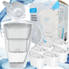Sklenená kanvica Dafi CRYSTAL LED biela 6xUnimax