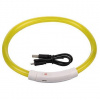 Merco Shiny svietiací obojok pre psov 35cm žltá