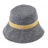 Fiebig - Headwear since 1903 Bucket hat - letný šedý ľanový klobúk - Fiebig 1903 Veľkosť: 58 cm