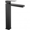 CERANO - Umývadlová stojanková batéria Velar - vysoká - čierna matná
