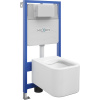 Mexen podomietkový WC set Fenix Slim s WC miskou Elis, biely lesk - 6103391XX00