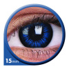 Maxvue Vision ColourVue Big Eyes - Cool Blue (2 šošovky trojmesačné) - dioptrické Dioptrie -8,00, Zakrivenie 8.6