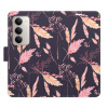 Flip pouzdro iSaprio - Xiaomi Redmi 15 - Ornamental Flowers 02 s kapsičkami na karty (Flipové knížkové pouzdro, obal, kryt iSaprio s přihrádkami na karty a motivem)