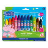Voskovky, šesťhranné, jumbo, STAEDTLER „Noris® junior 224”, Peppa Pig, 12 farieb