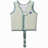 LIEWOOD Plávacia vesta Dove Seersucker Peppermint