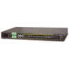 Planét MGSW-28240F Metro L3 switch, 14x1Gb SFP, 10x2.5Gb SFP+, 4x10Gb SFP, 36-60VDC, -40~75°C