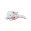 Doudou králik s tmavo ružovovým brmbolcom 80 cm