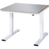Pracovný stôl, elektricky výškovo prestaviteľný ,poťah z ušľachtilej ocele, nosnosť 300 kg RAU