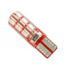 Interlook Auto LED žiarovka W5W T10 24 SMD 3014 CAN BUS Silikón zelená