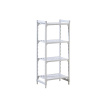 Systém zásuvných plastových regálov PREMIUM ,š x h police 700 x 600 mm
