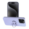 Puzdro gumené Apple iPhone 15 Pro Max Silicone Ring fialové