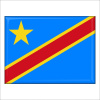 Magnetka vlajka Konžská demokratická republika
