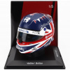 Spark-model prilby Bell F1 Casco Prilba Alfa Romeo C43 Team Stake N 77 British Gp 2023 Valtteri Bottas 1:5 Modrá červená biela