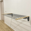 Wook FOLDER drevený nástenný skladací sušiak na bielizeň 633 Dĺžka: 100 cm, Materiál: jaseň