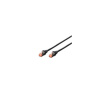 Digitus Patch Cable,S-FTP, CAT 6, AWG 27/7, LSOH, Měď, černý 2m DK-1644-020/BL