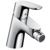 Hansgrohe FOCUS páková bidetová baterie s odtokovou soupravou s táhlem, chrom