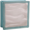 Fuchs Design Luxfera BM Aqua Reflex mliečne sklo indigovo modrá 19 x 19 x 8 cm