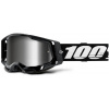 100% RACECRAFT 2 Goggle - Black - Mirror Silver Lens
