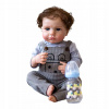 Bábika bábätko Bábiky reborn ako skutočné dieťa LALA Chlapec vinylová DOLL