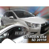 Plexi, ofuky Citroen DS4 5D 2011=> přední 2ks>