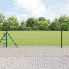 zahrada-XL Plot s stĺpmi Zelená 0.4 x 10 m Ocel potiahnutá PVC 3353465