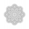 ZUTY Bodkovanie - MANDALA VI Rámovanie: bez rámu a bez vypnutia plátna, Rozmer: 80x100 cm